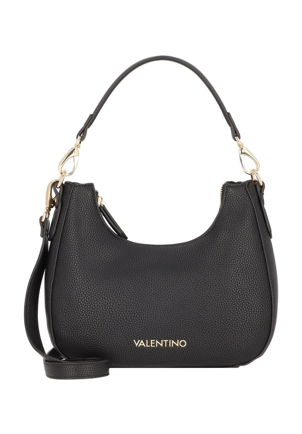 

Женская сумка на плечо с эмблемой на молнии Valentino by Mario Valentino, цвет Nero