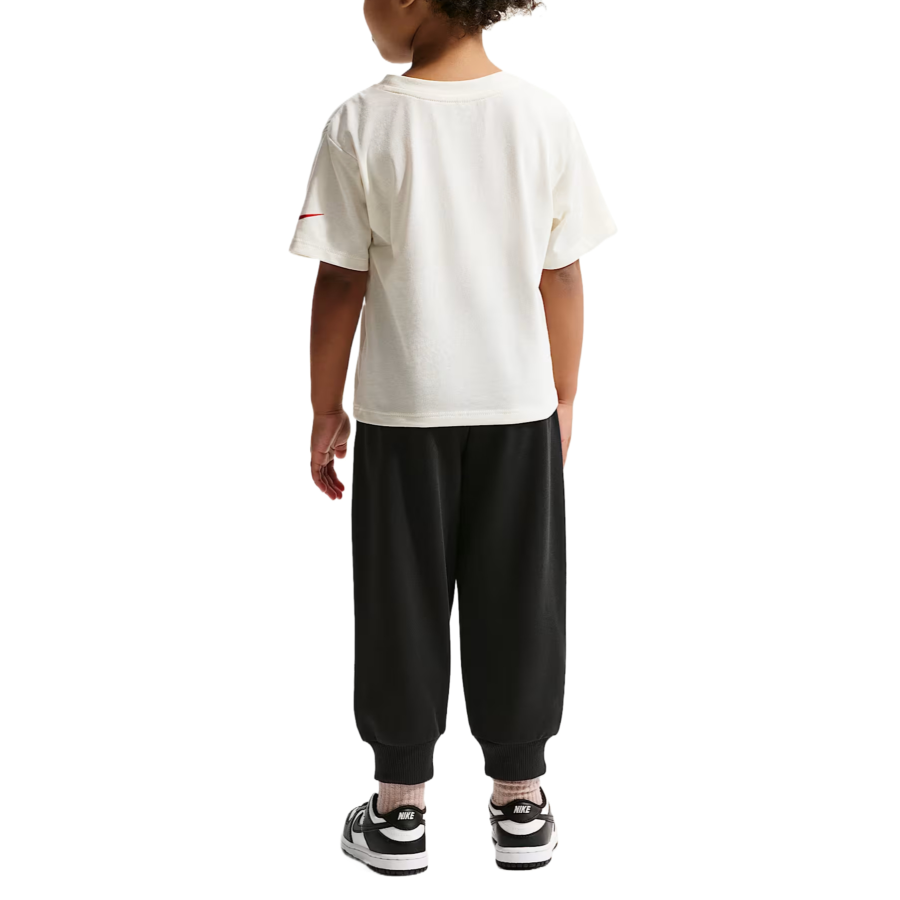 Умеренные спортивные штаны Unisex Kids' Nike, черный/красный/белый/белый — фото 4