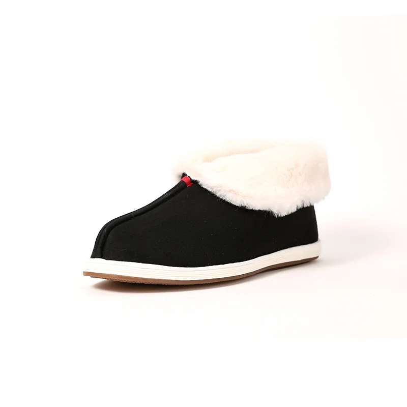 Кроссовки мужские mid top casual LAOMEIHUA, черный белый — фото 3