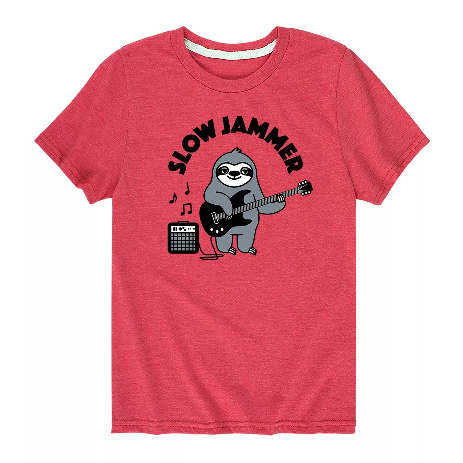 

Футболка с рисунком гитары Slow Jammer Sloth для мальчиков 8–20 лет Licensed Character