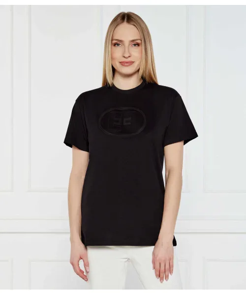 

Футболка Regular fit Elisabetta Franchi, черный