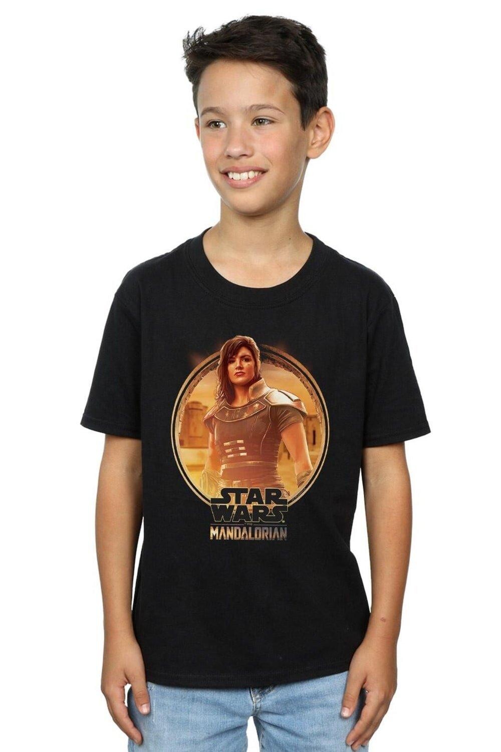 

Футболка в рамке The Mandalorian Cara Dune Star Wars, черный