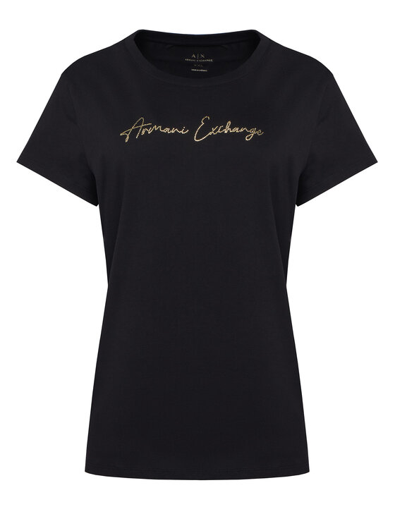 

Футболка regular fit XW001457 AF10356 MC021 Armani Exchange, чёрный