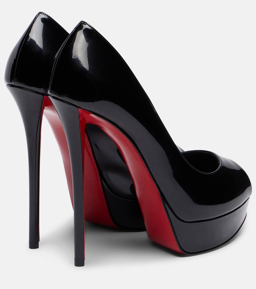 Туфли-лодочки Lady Z 160 с мыском и отделкой из лаковой кожи Christian Louboutin, Black/Lin Black — фото 2