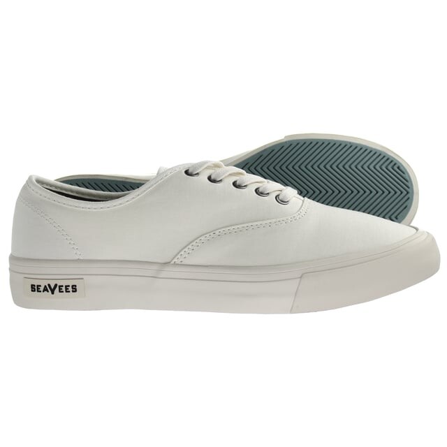 Женские кроссовки Legend Sneaker Standard из поплина с отбеливающим эффектом Seavees, белый — фото 4
