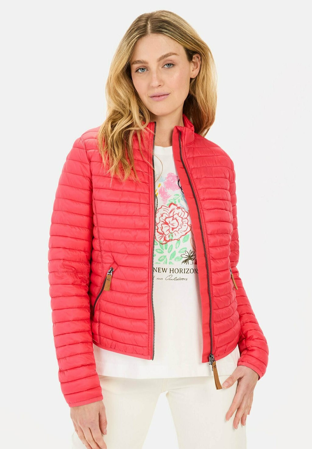 

Зимняя куртка STEPP AUS RECYCELTEM camel active, цвет Teaberry