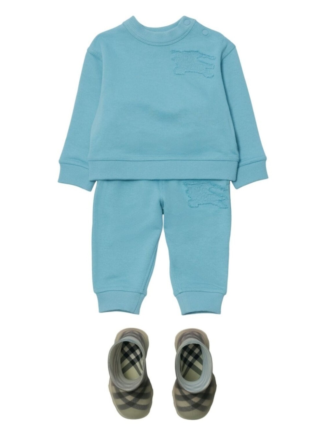 

Burberry Kids толстовка с логотипом, синий