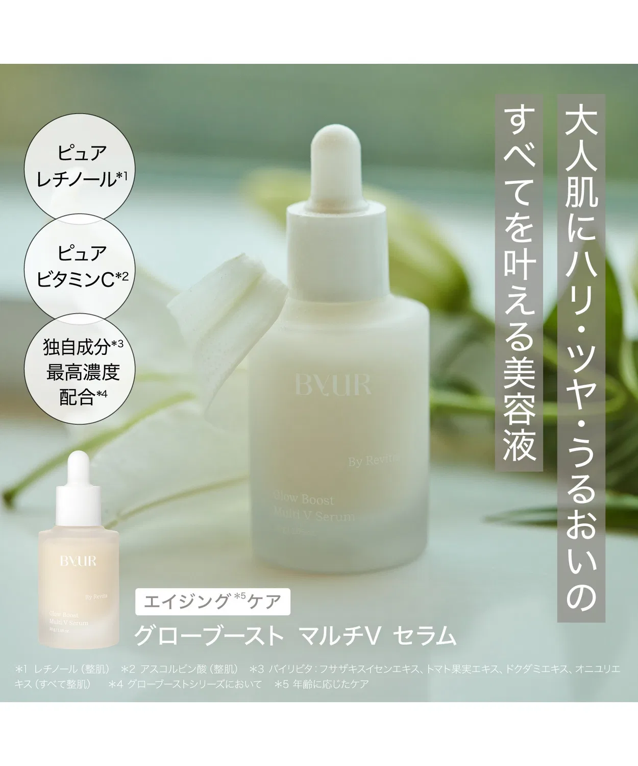 Эмульсия Byur — Многофункциональная Gloost Multi V Serum, 50 мл — фото 2