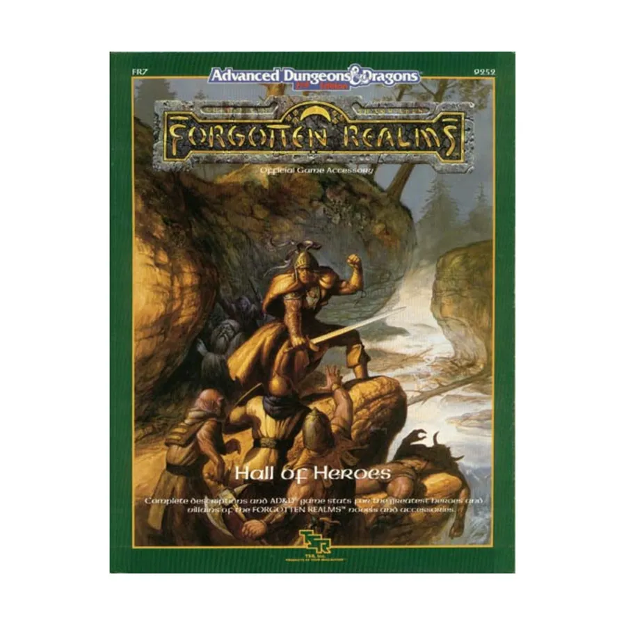 

Hall of Heroes, Forgotten Realms - People and Organizations of the Realms, мягкая обложка