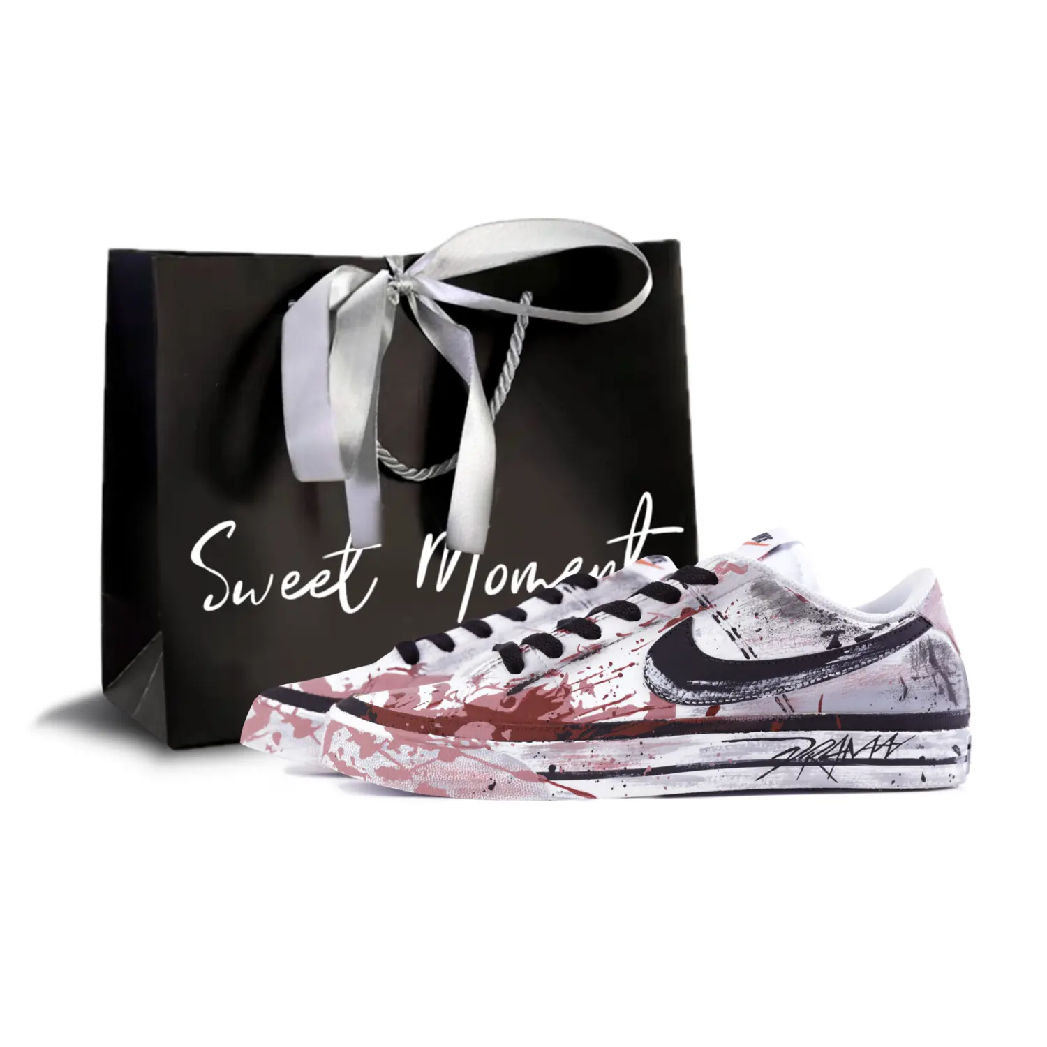 

Nike Кроссовки для скейтбординга Court Legacy Offline Lab, устойчивые к истиранию, низкие, мужские, черный белый красный