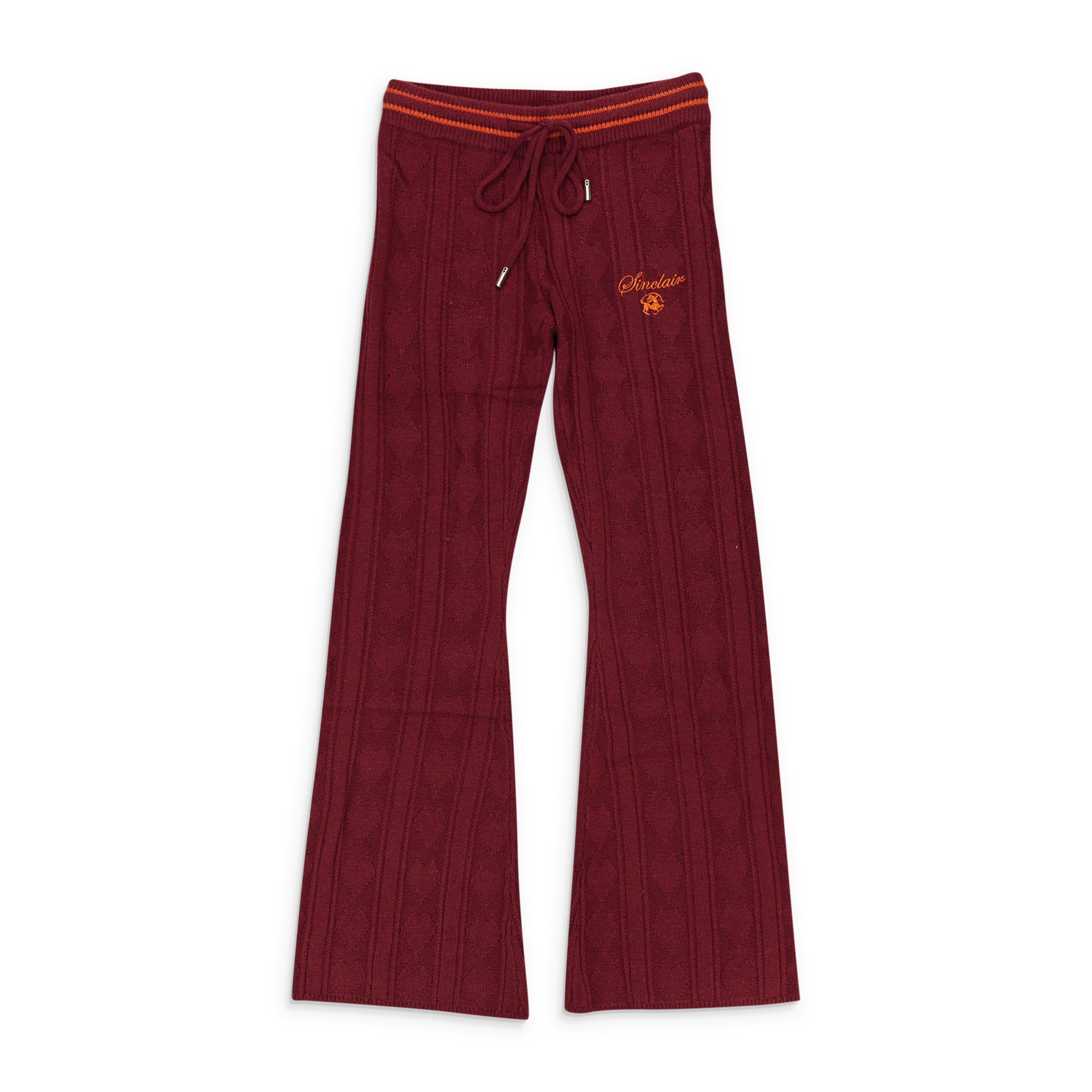 

SINCLAIR DASIY LANE KNIT КРАСНЫЕ МУЖСКИЕ ДЖОГГЕРЫ И СПОРТИВНЫЕ БРЮКИ