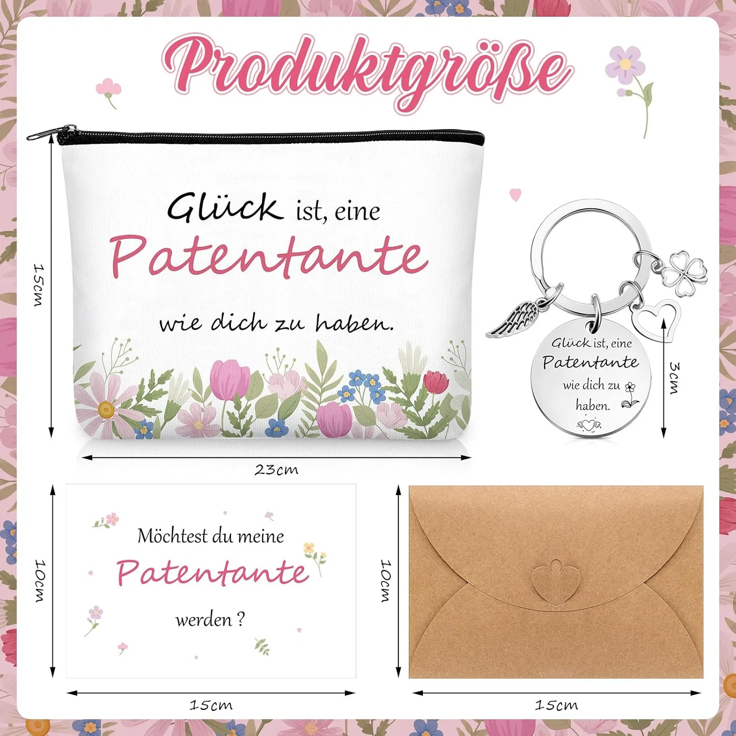 Подарочный набор для крестной матери из 4 предметов Xuniea — фото 2