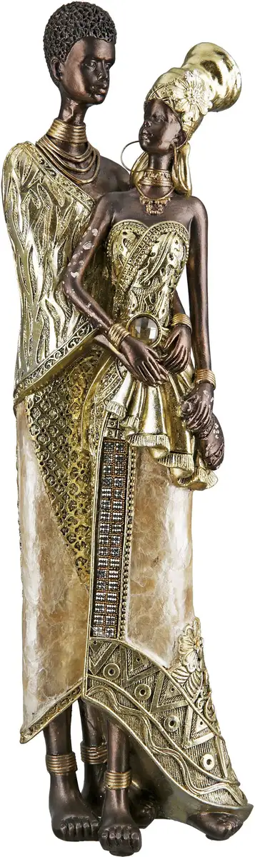 

GILDE Африканская фигура "Фигура Амината" 11х36х7 см, цвет goldfarben