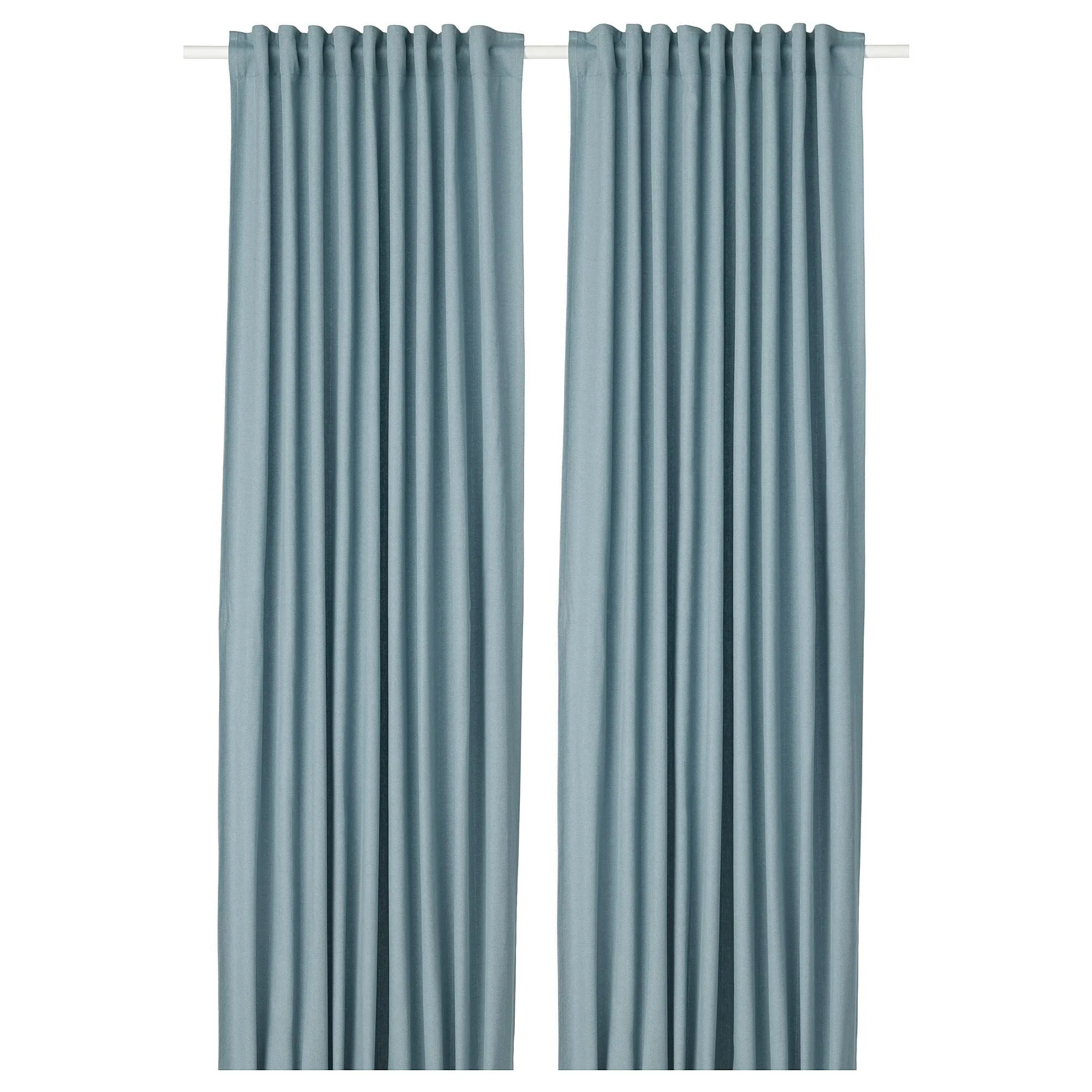 

Фоновая штора, 1 пара, синяя, 145x300 см, TIBAST IKEA