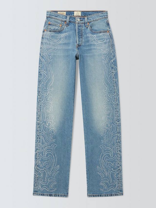 Прямые джинсы Curve 501 Diamante Levi's, Denim Venom — фото 4