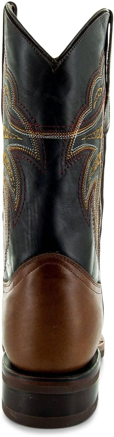 Мужские ковбойские сапоги Soto с квадратным носком H4002 Soto Boots — фото 4