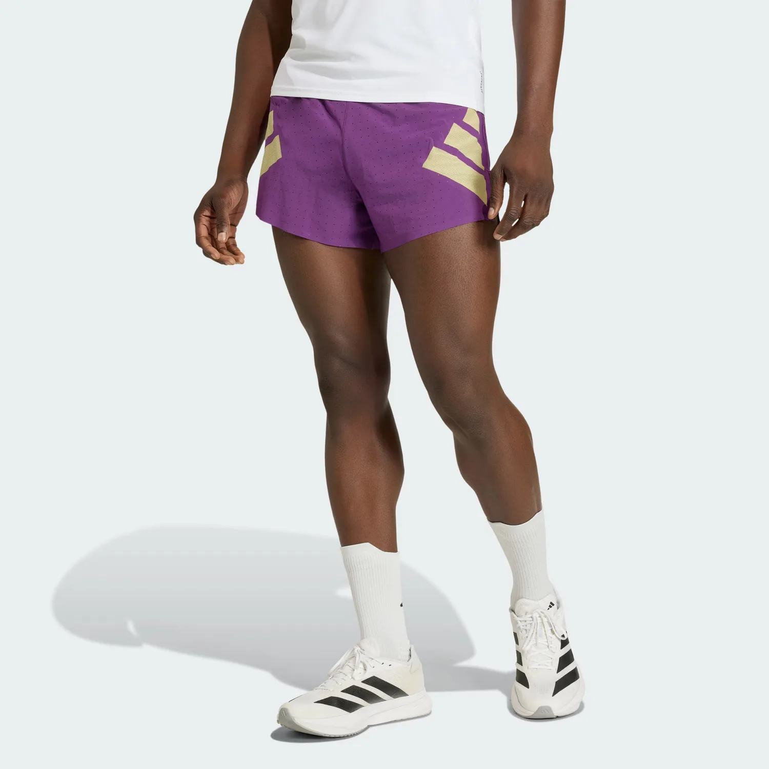 Беговые шорты Adizero для мужчин Adidas, Tribal Purple — фото 3
