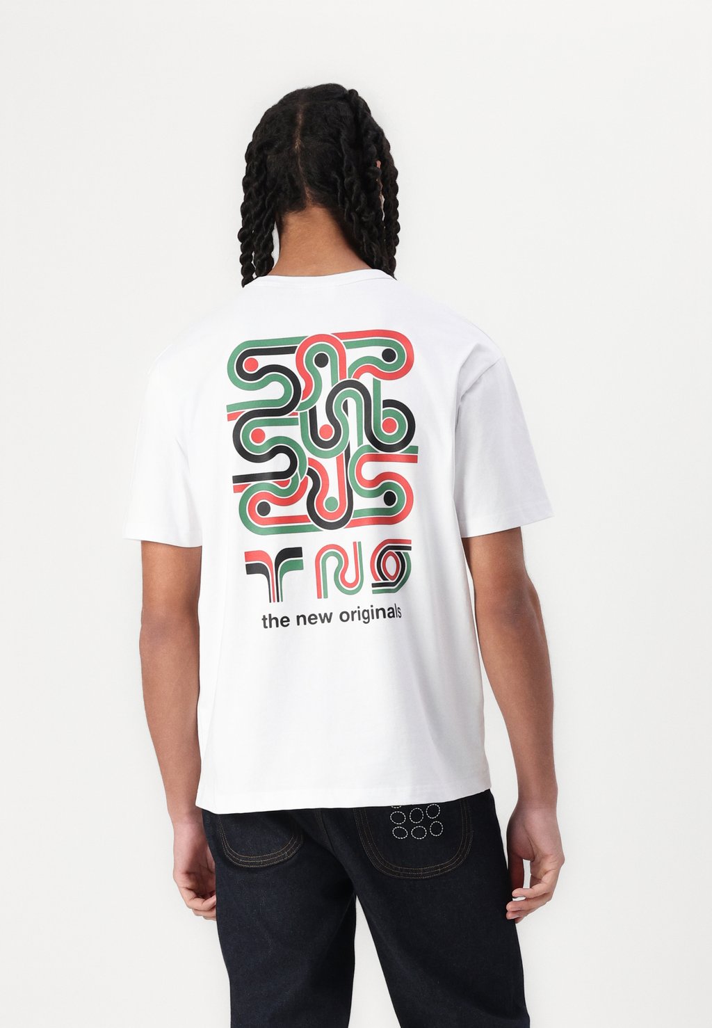 

Футболка с принтом SUPER GRAPHIC TEE The New Originals, белый