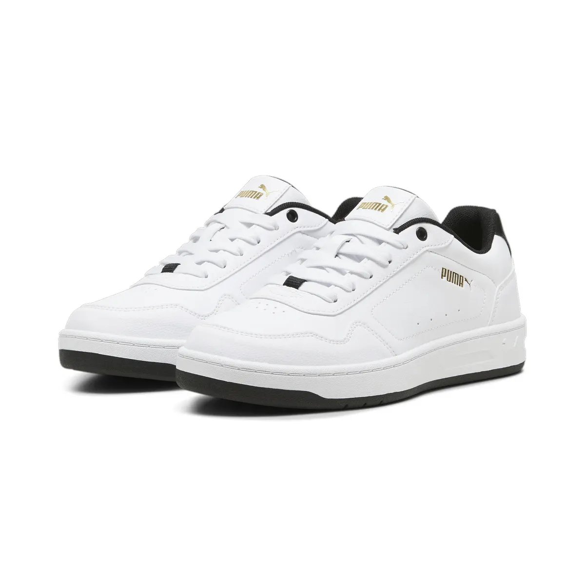 

Кроссовки PUMA "Court Classy Sneakers Women", цвет White Black Gold