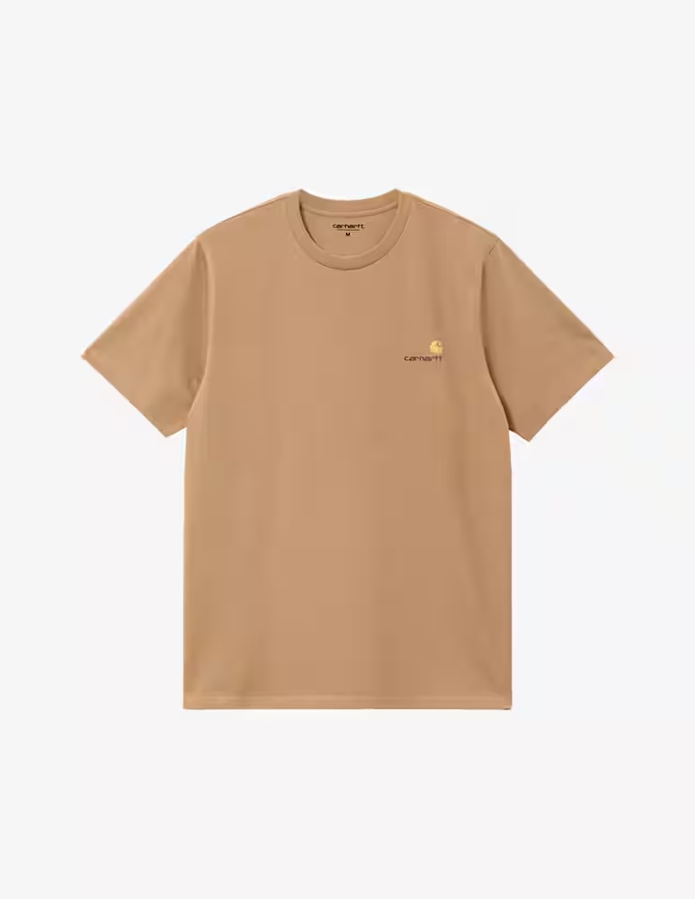 

Футболка с американским текстом Carhartt WIP, бежевый