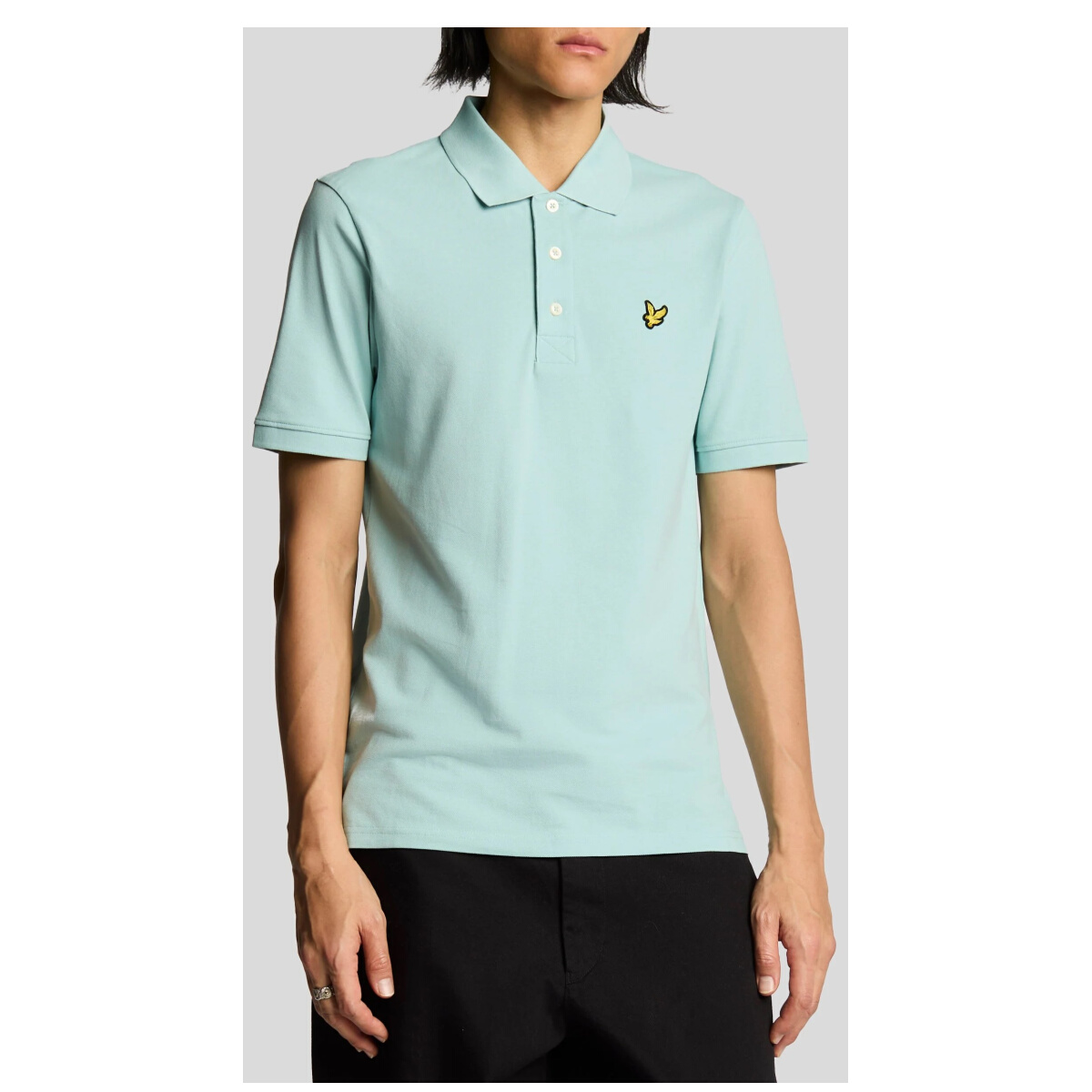 

Поло Lyle & Scott, светло-голубой