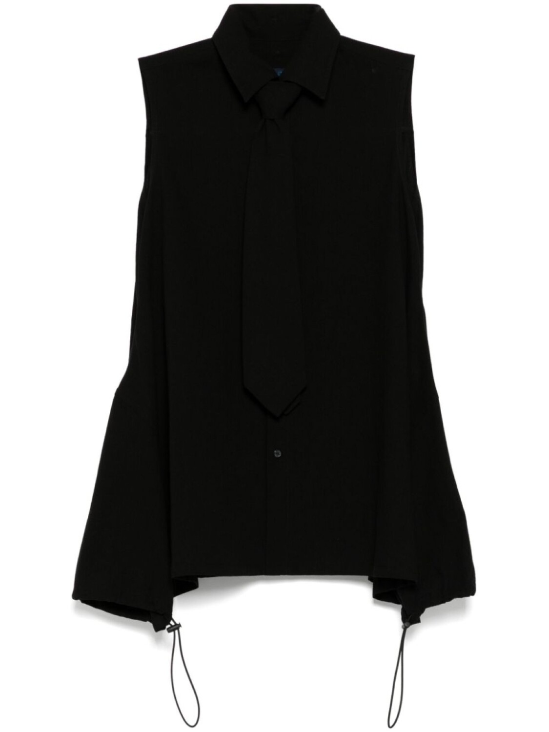 

Рубашка асимметричного кроя Yohji Yamamoto, черный