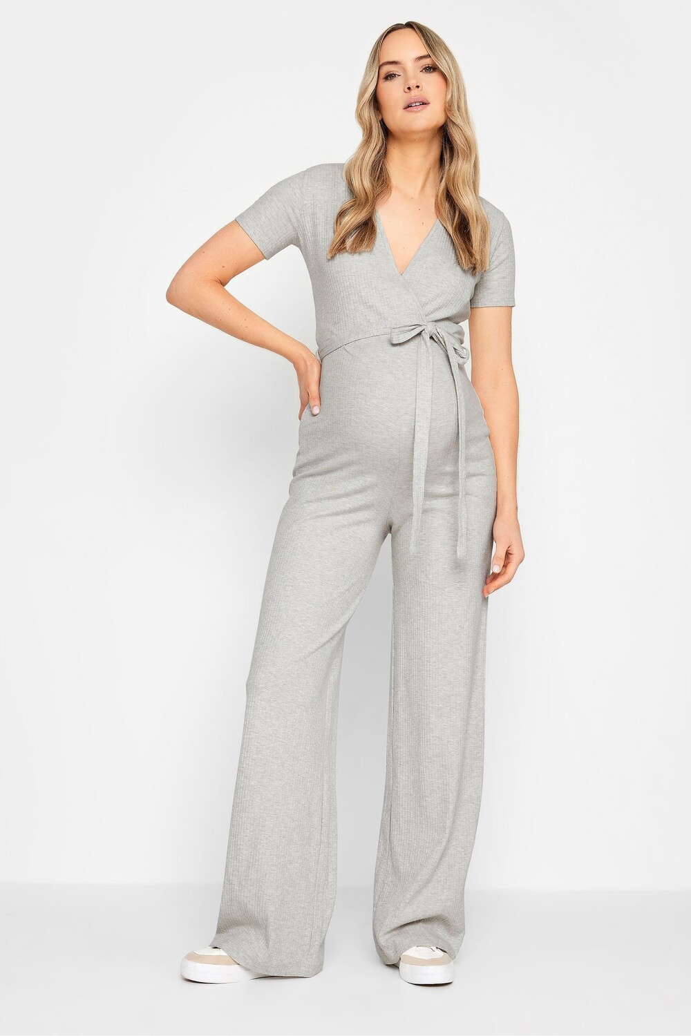 

Комбинезон для беременных в рубчик Long Tall Sally, серый