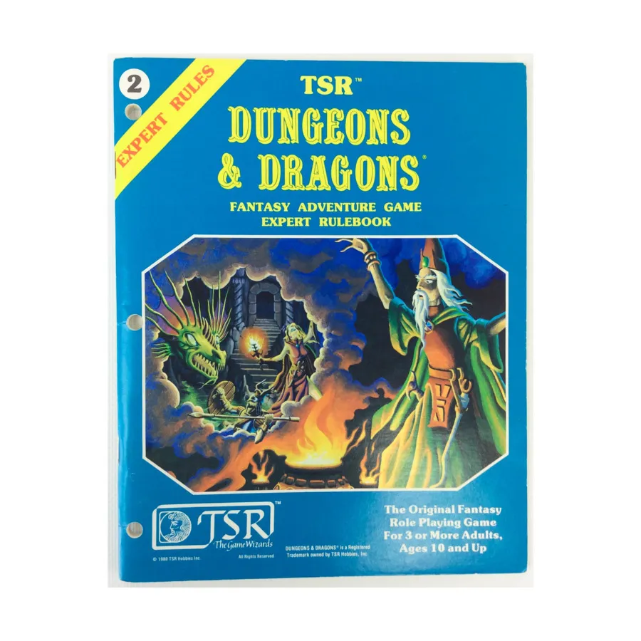 

Expert Rulebook (1st-4th Printings, Erol Otus Cover), Basic Dungeons & Dragons (Original Edition) - Box Sets & Core Rules, мягкая обложка