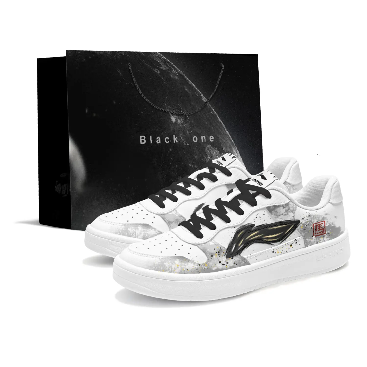 

Li Ning Floating Boat термоустойчивые противоскользящие и износостойкие низкие кроссовки для скейтбординга мужские Li-Ning, ink серый