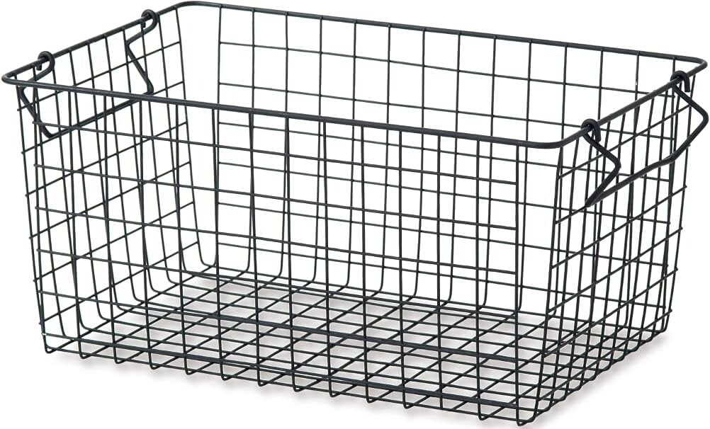 

Корзина-штабелер Posh Living 63674, 42 x 25,5 x 19 см (16,5 x 10,0 x 7,5 дюймов), черный, Black