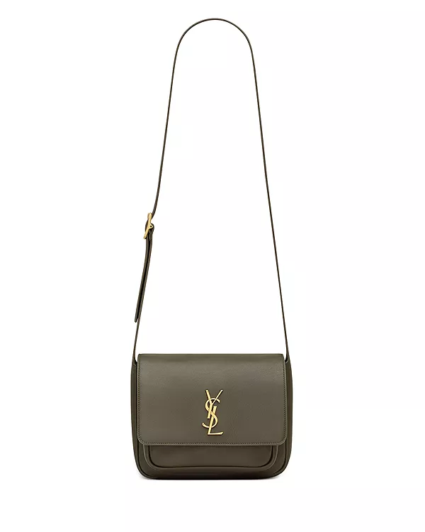 

Кожаная сумка-мессенджер Niki. Saint Laurent, коричневый