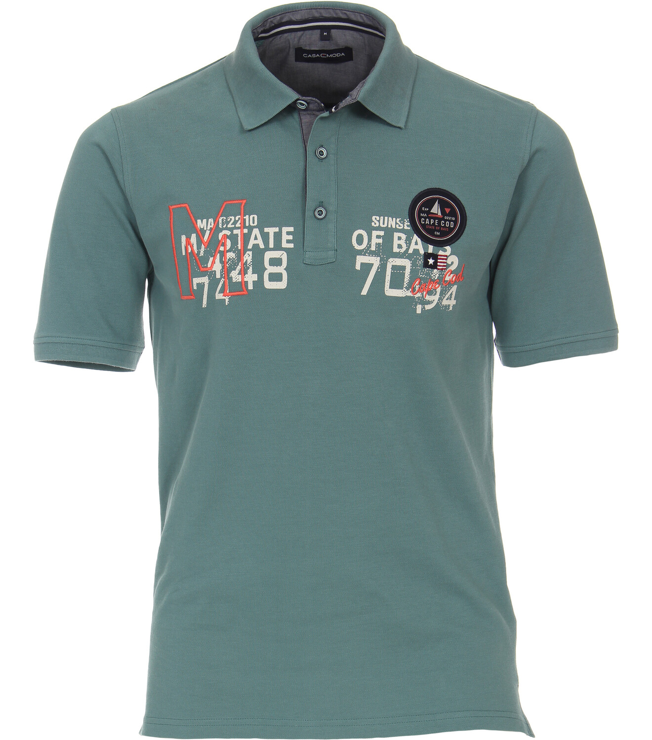 

Поло CASAMODA Polo Shirt, цвет Türkisblau