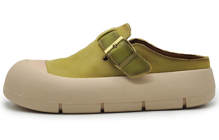 Мюли женские с закрытым носком женские Artmu, цвет Light Khaki