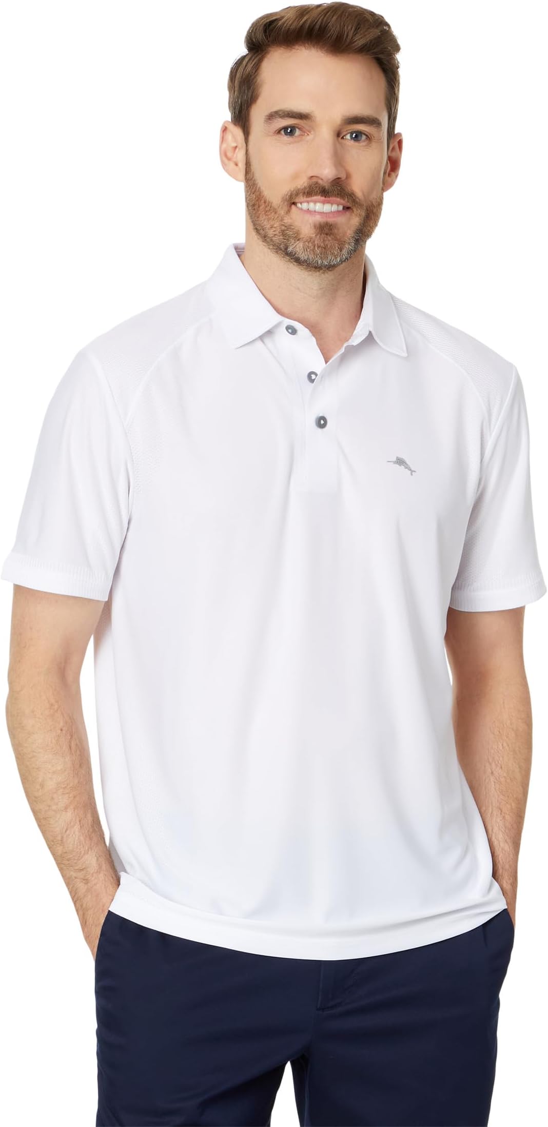 

Футболка Tommy Bahama Palm Coast Polo Pro, белый