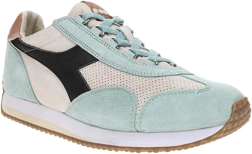 Мужские кроссовки Diadora Equipe Suede Stone Wash на шнуровке повседневные - бежевые, бежевый — фото 2