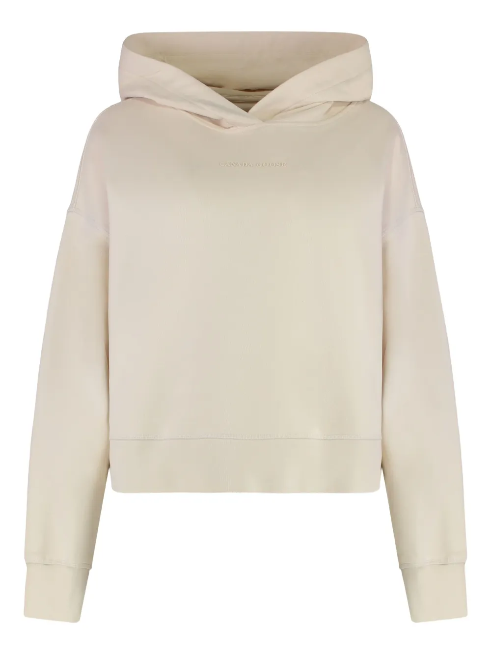 

Хлопковая толстовка с капюшоном Canada Goose, желтый