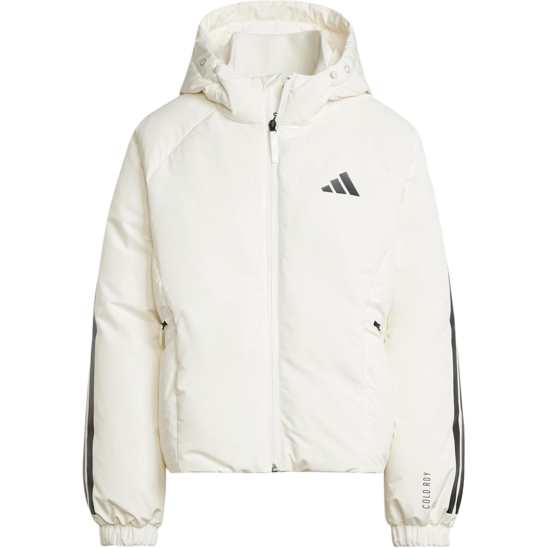 

Adidas Куртка пуховая женская 3 Stripes FW24, Jade White/Black