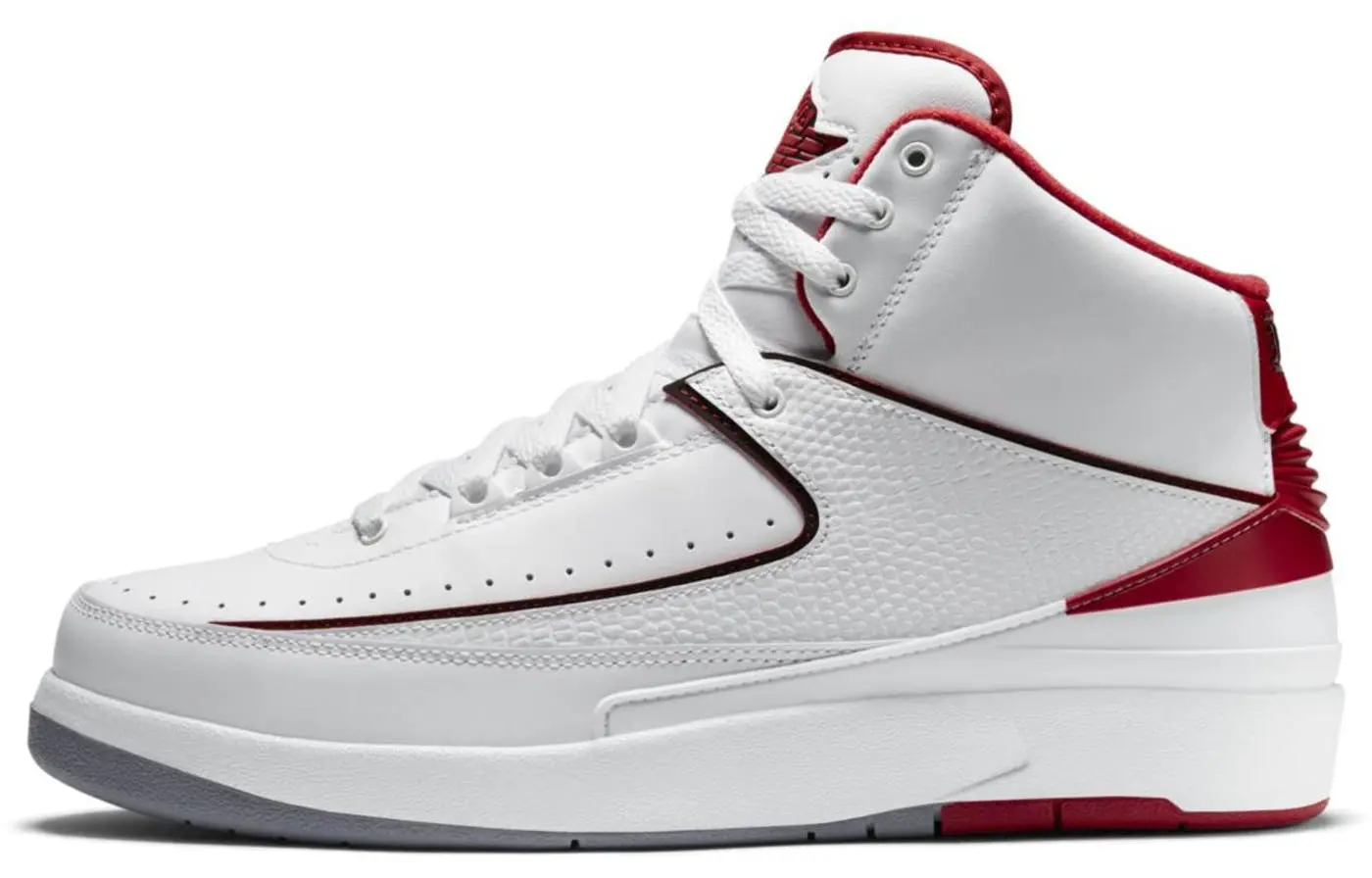Кроссовки JORDAN 2 Retro White Red 2014 — фото 2