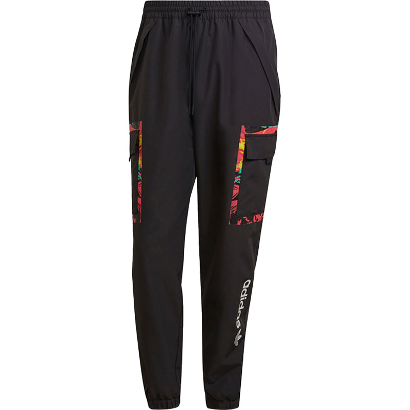 

Трикотажные спортивные брюки мужские черные Adidas Originals