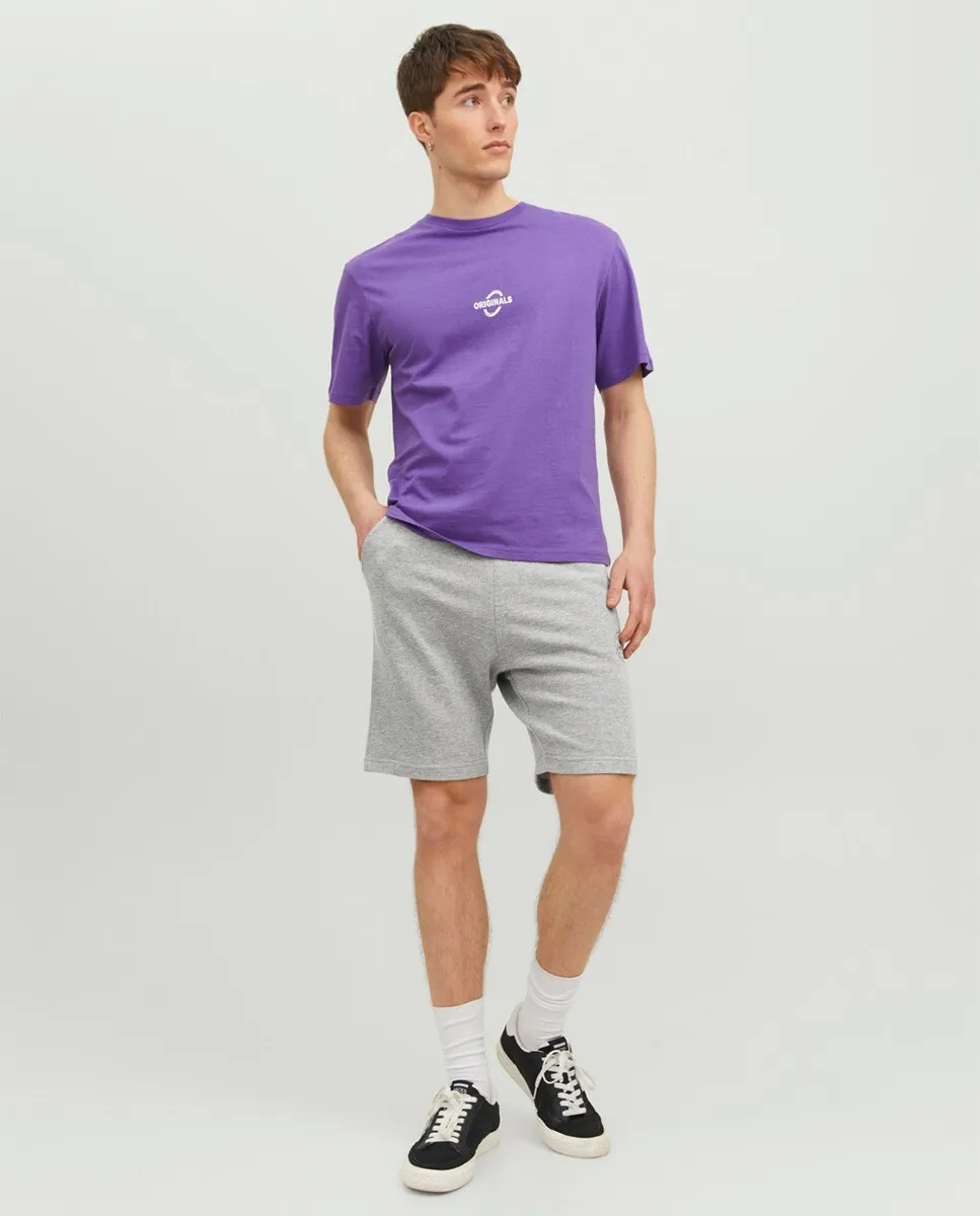 

Однотонные мужские шорты-бермуды Jack & Jones, серый