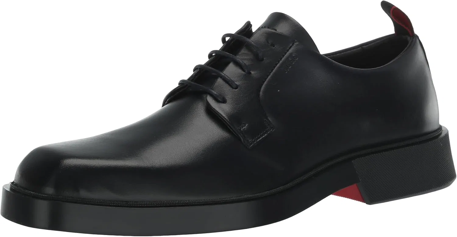Мужские туфли-дерби HUGO Iker Square Derby Shoes Oxford, Deep Sea Blue