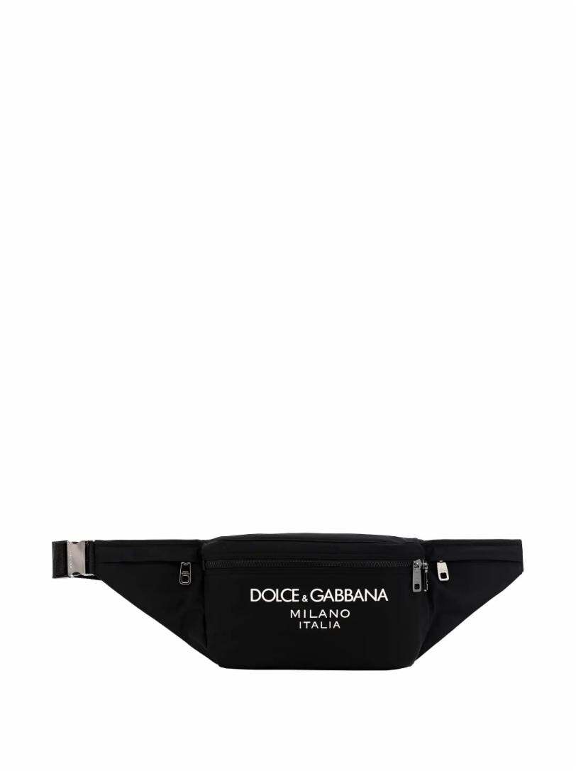 

Сумка-пояс с логотипом Dolce&Gabbana, черный
