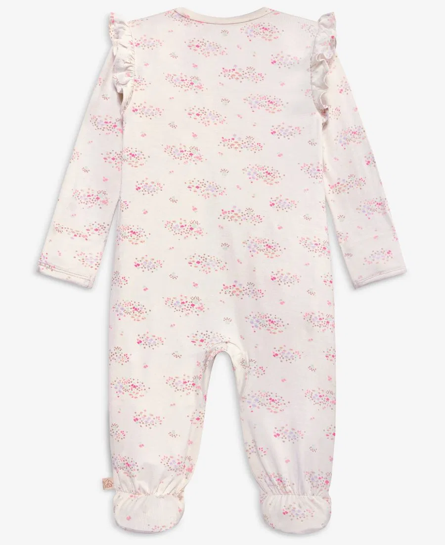Детский комбинезон Everyday Baby Essentials для девочек с оборками, двусторонней молнией и закрытыми ножками First Impressions — фото 3