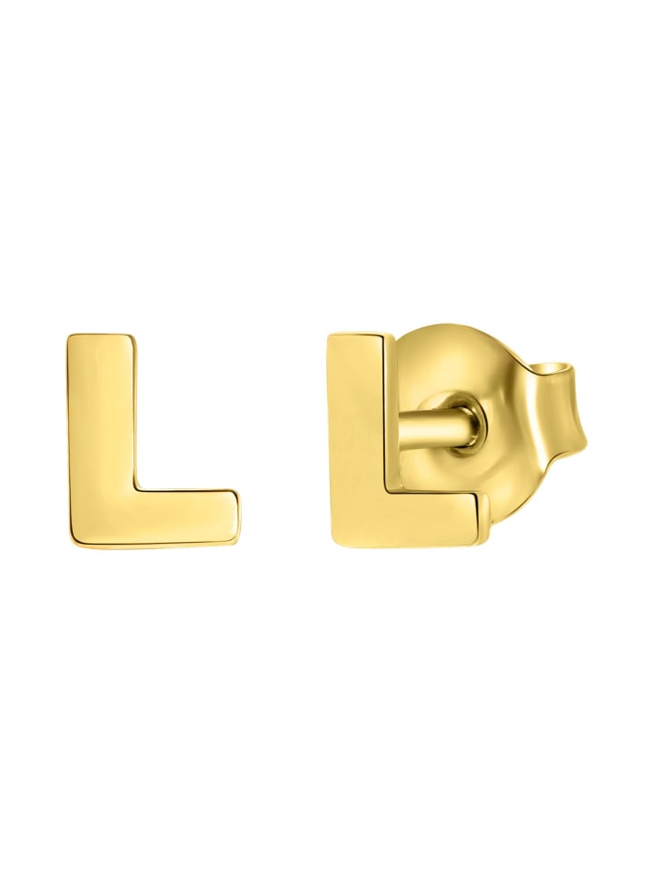 

Серьги из золота 585 пробы в форме буквы «L» Lucardi