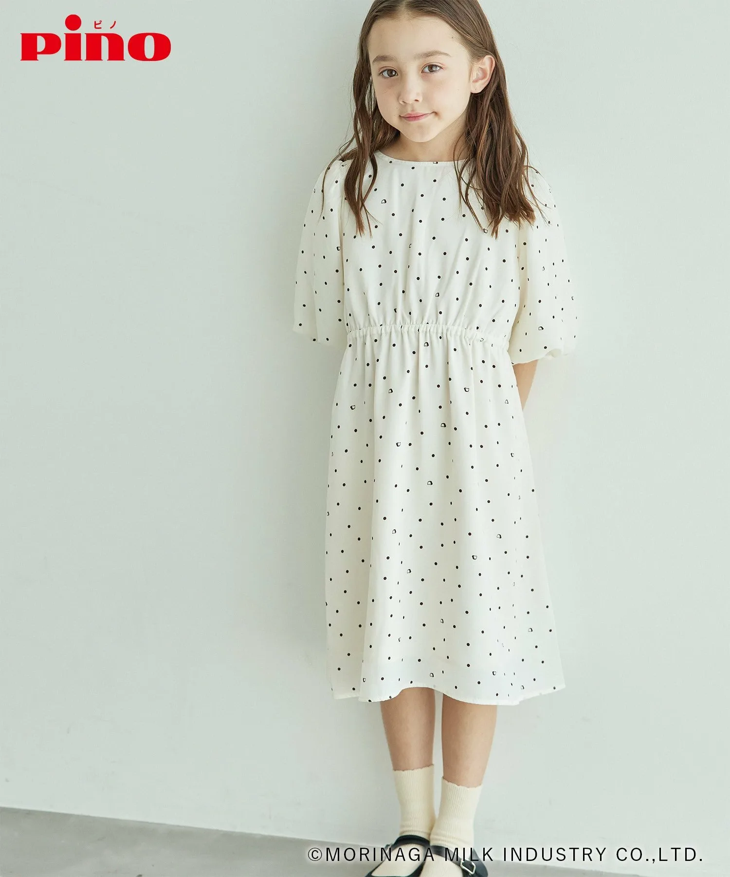 Платье Пино в горошек ROPE' PICNIC KIDS, White (11)