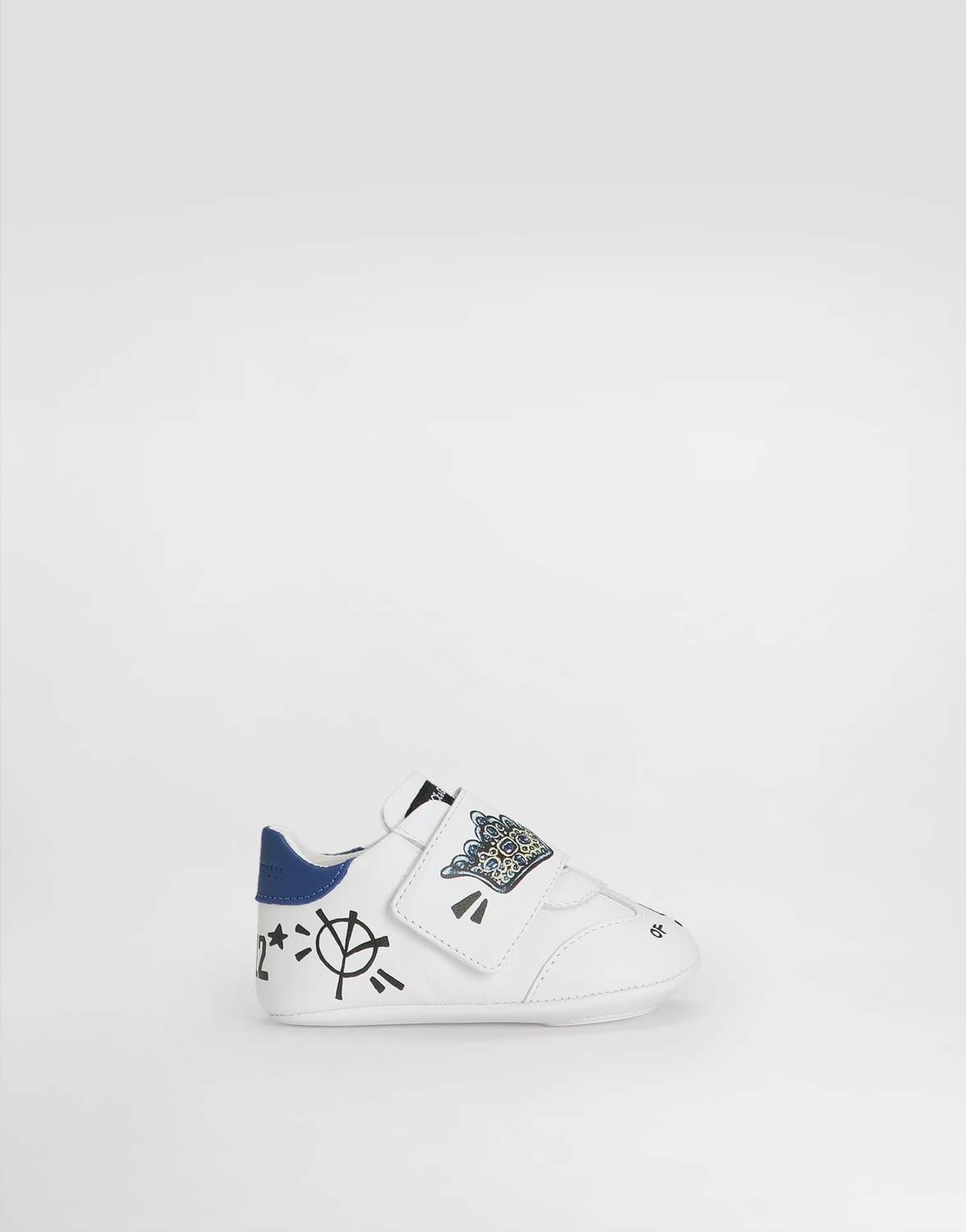 

Кроссовки из овечьей кожи DOLCE & GABBANA, мультиколор