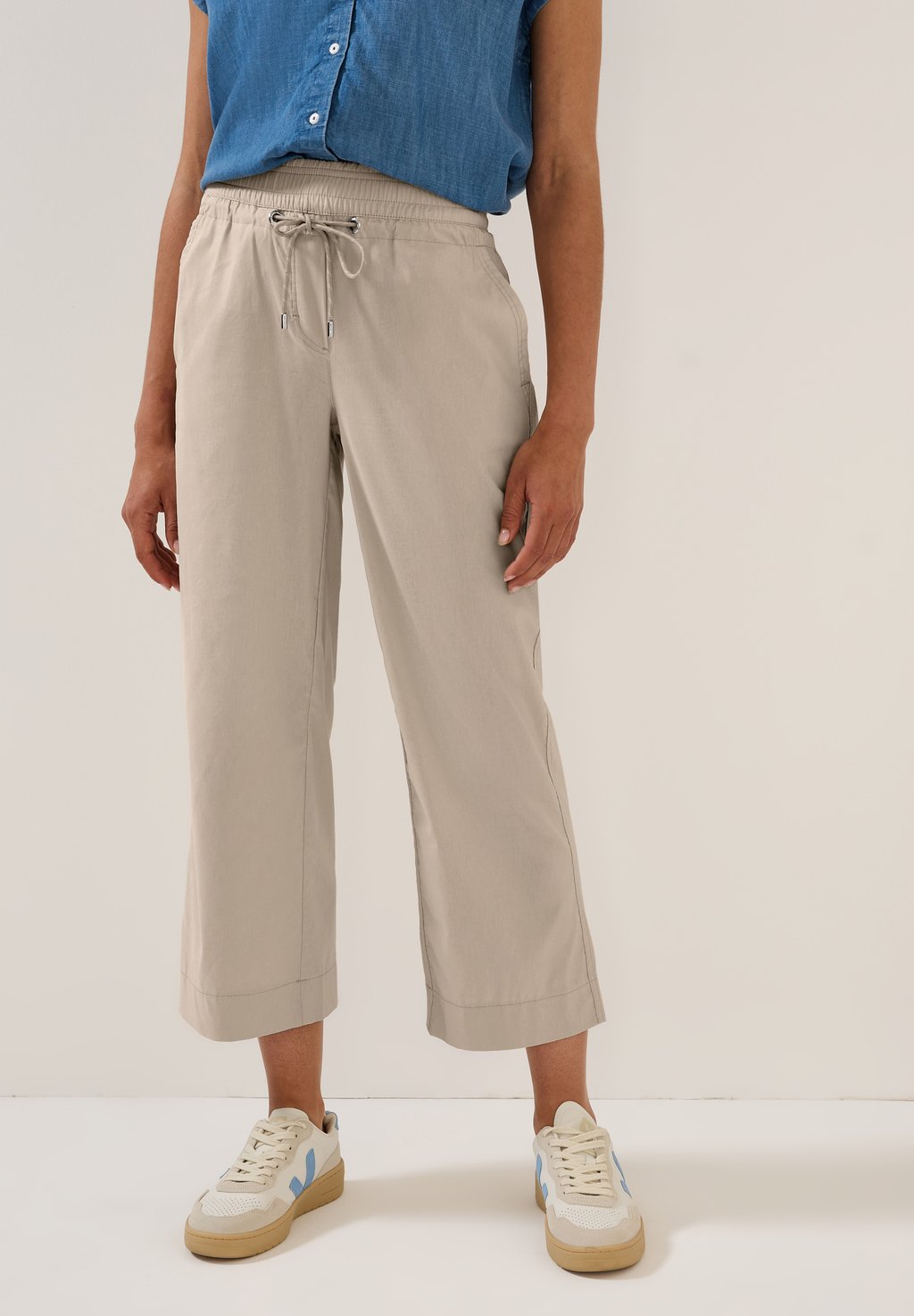 

Брюки 7/8 WIDE LEG Cecil, бежевый