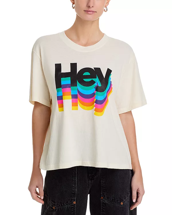 

Футболка с графическим принтом в стиле бойфренд Askk Ny, мультиколор