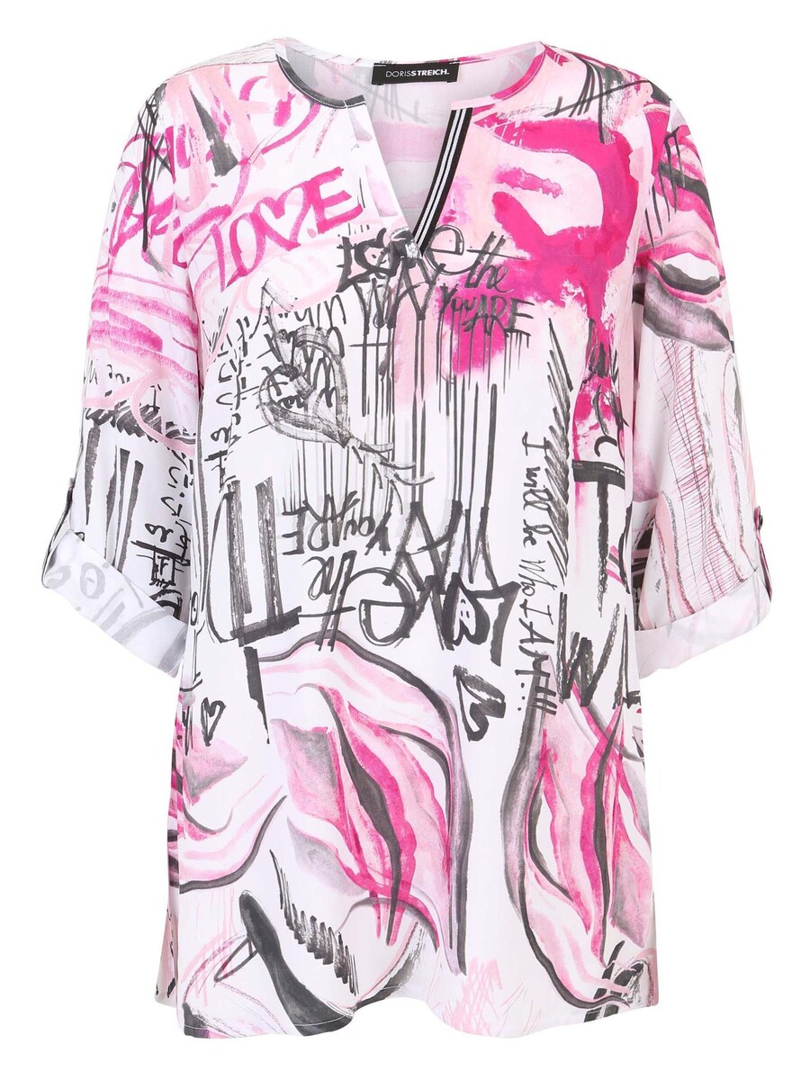 

Блуза Doris Streich, Powder/Dark pink