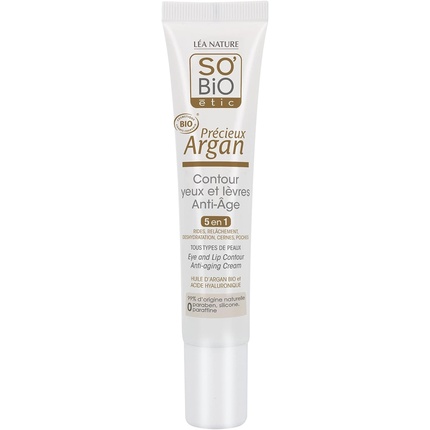 

SO'BiO étic Cosmebio Precious Argan Омолаживающий крем для контура глаз и губ 15 мл Sobio Etic